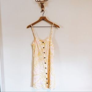 Billabong women's Yellow/White Morning Light Halter Top Size Large NWT